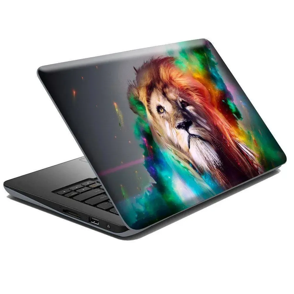 Colorful Lion Laptop Skin (Free Size For 13 Inch to 15.6 Inches)