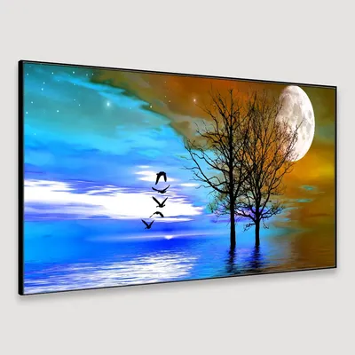 Colorful Nature Scenery Canvas Painting