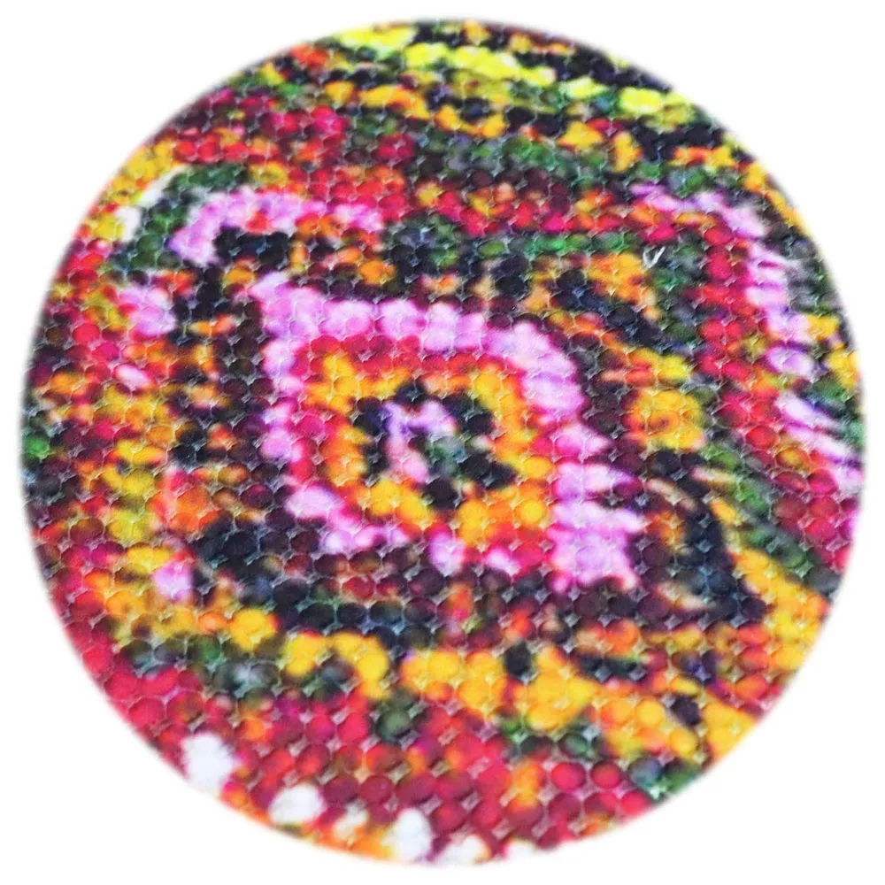 Colorful Waves Traditional Digital Printed Polyester Rug