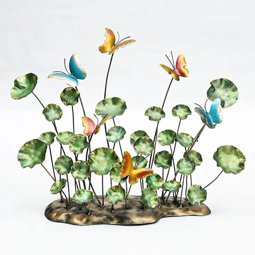 Colours of Life- Butterfly Table Accent / Metal Art