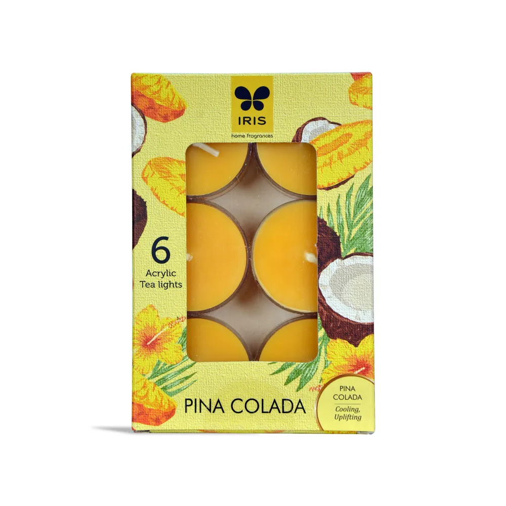 Combo Of 10 Tealight Candles, Aromatic Candes & 6 Pina Colada Candles