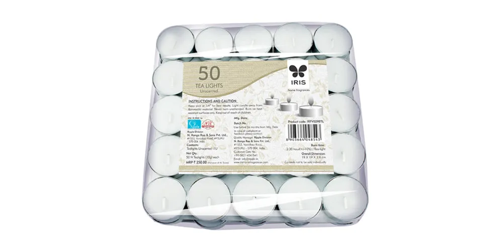 Combo of 50 Tea Lights, Aromatic candle set & Lavender Incense Sticks