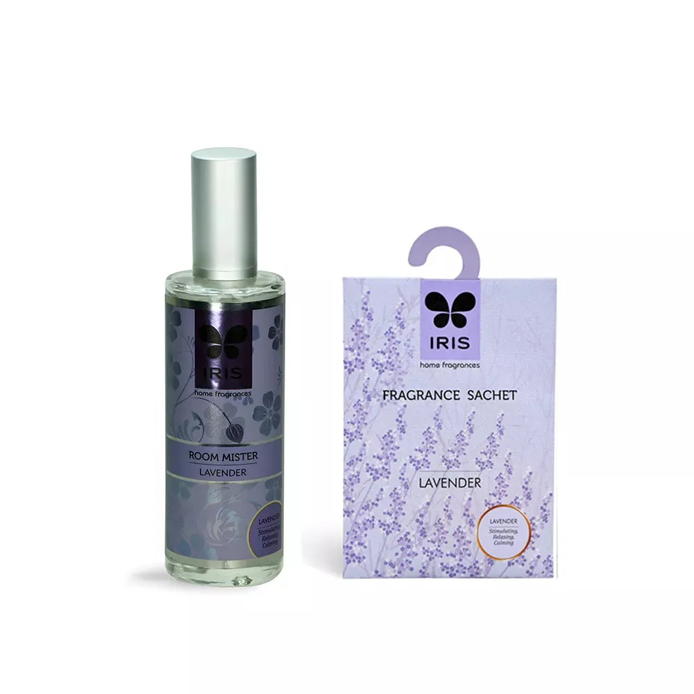 Combo Pack Of Lavender Fragrance Sachet &100ml Room Mister Spray Single Piece