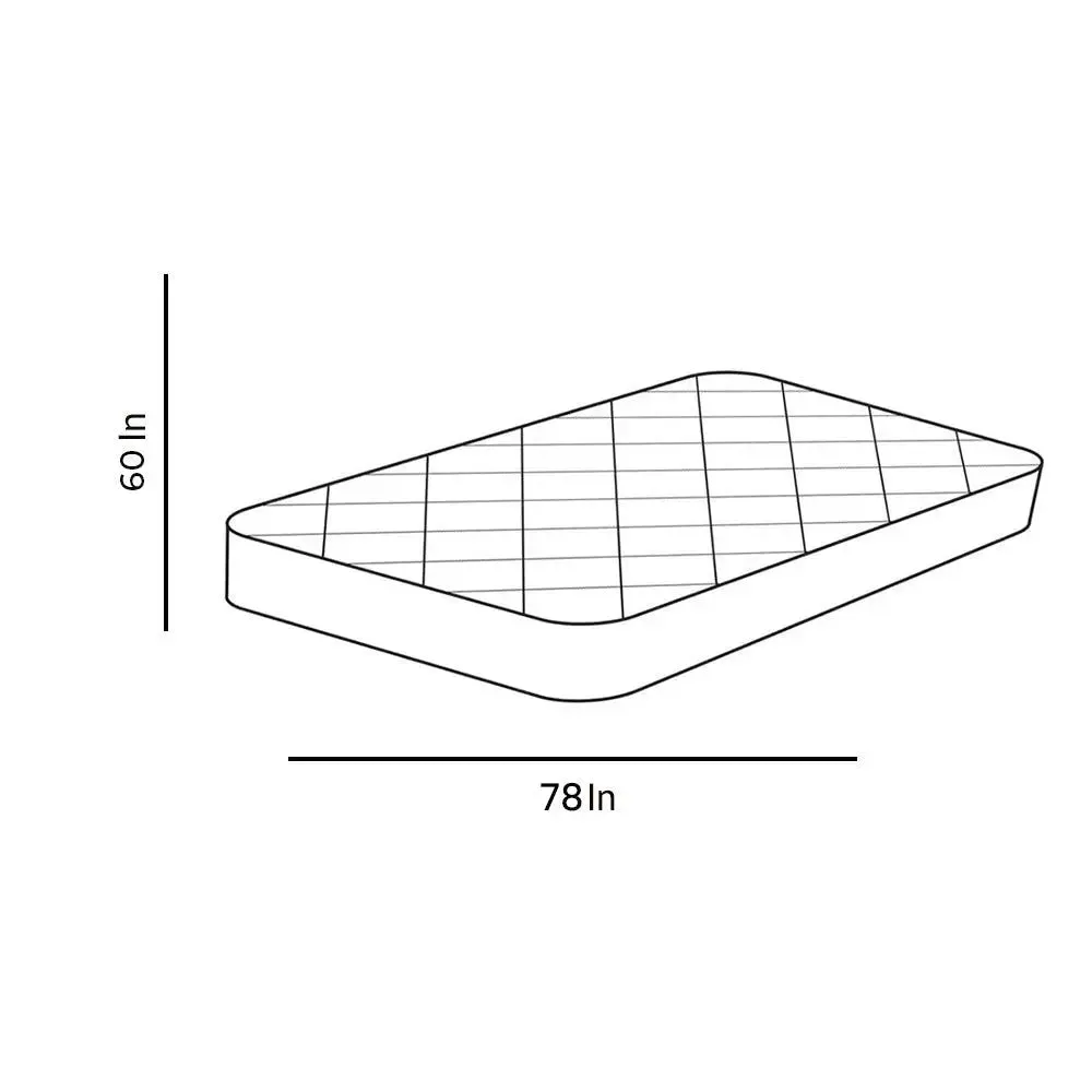 Comfortable &amp; Water Resistant White Quilted Mattress Cover - Queen Size