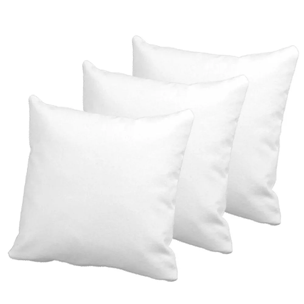Comfy Plush Polyfill Cushion Filler Set Of 3 (16 x 16) Inches