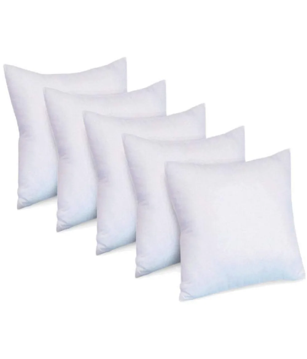 Comfy Plush Polyfill Cushion Filler Set Of 5 (18 x 18) Inches