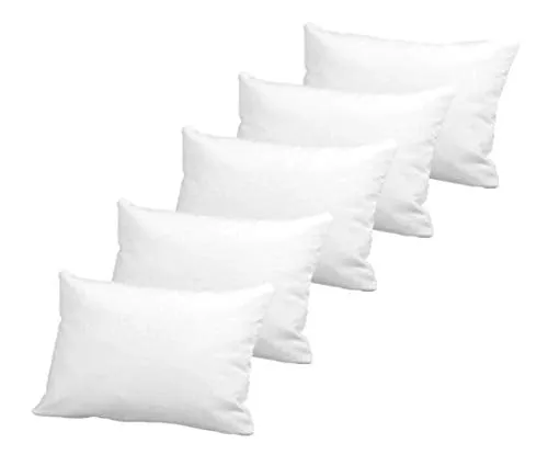 Comfy Plush Polyfill Pillow Filler Set Of 5 (12 x 20) Inches
