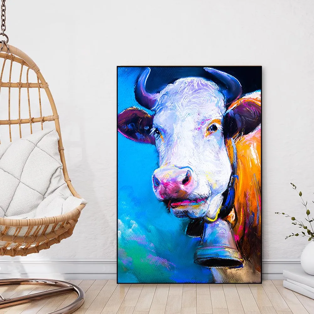 Contemporary Animal Pastel Framed Wall Art