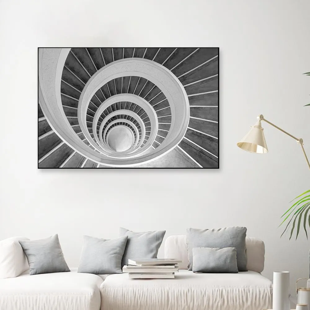 Contemporary architecture- Canvas Print With Floating Frame