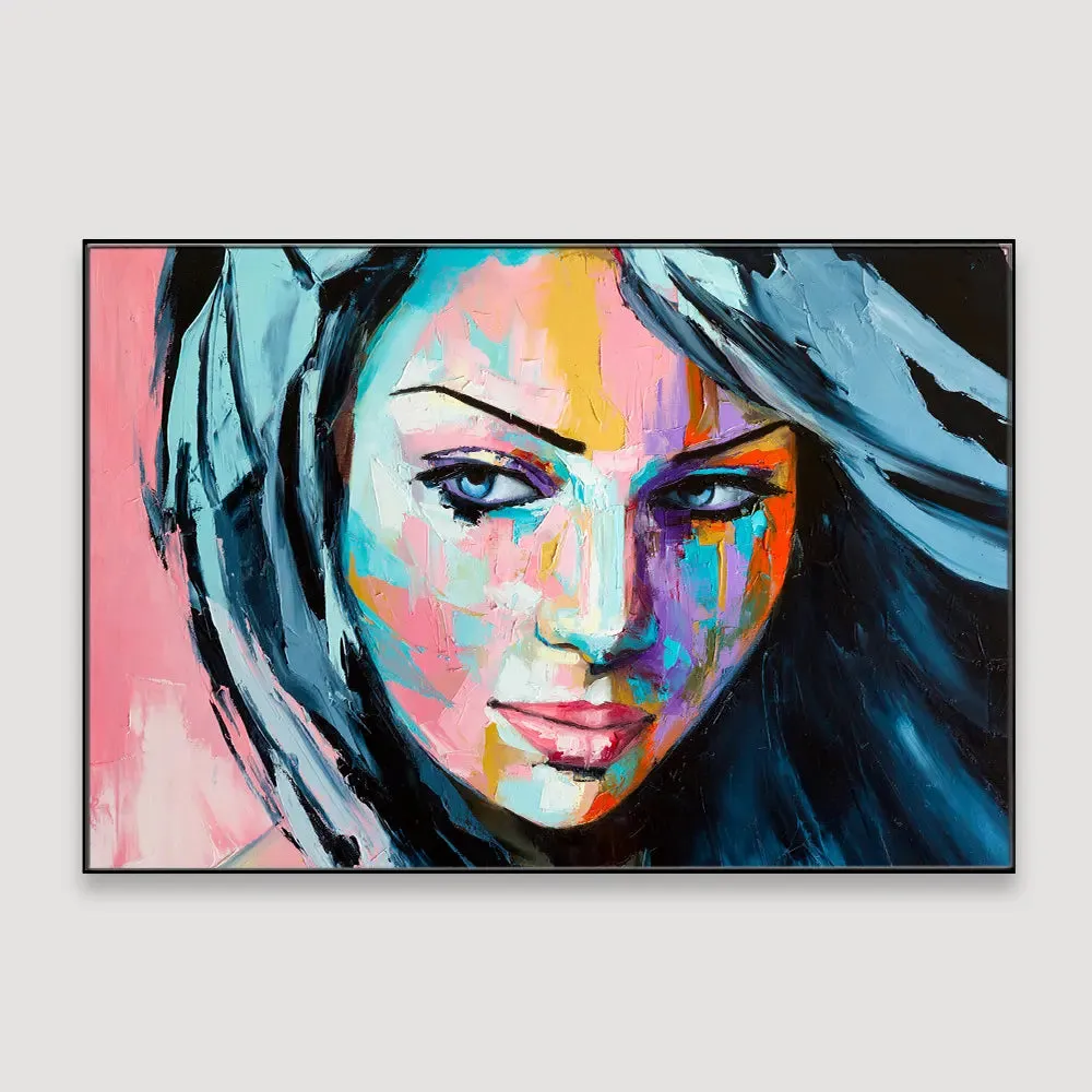 Contemporary Art Work Framed Wall Art With Floating Frame