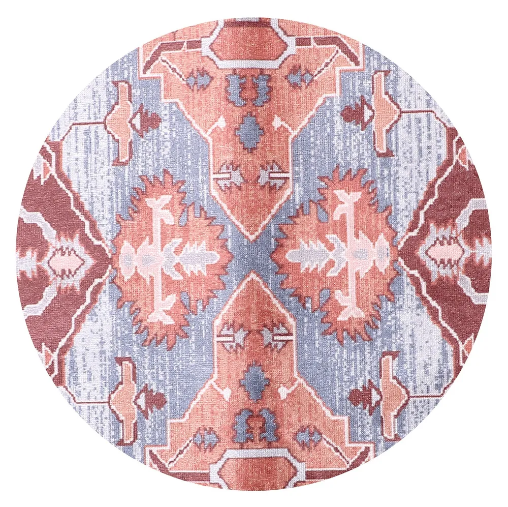 Contemporary Pink & Grey Designer Soft Velvet Table Runner