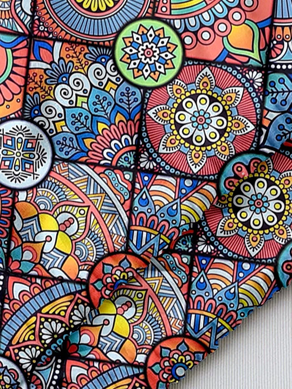 Contemporary Printed Multi-colored Split Ac Cover 1 Ton
