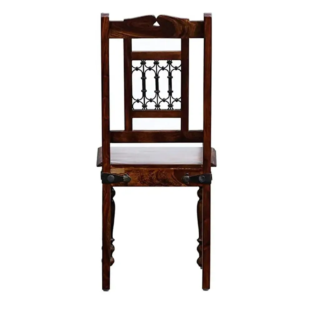 Contemporary Style Sheesham Wood Dining Table 4 Seater