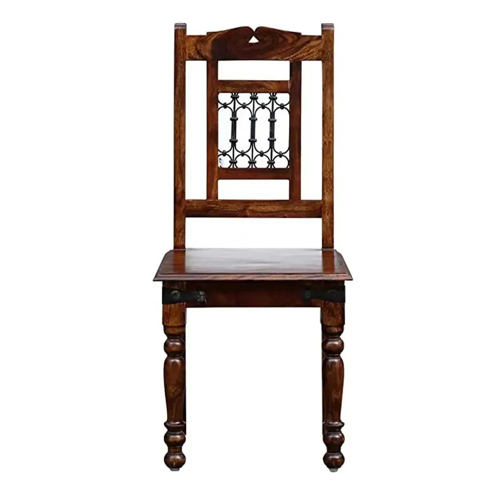 Contemporary Style Sheesham Wood Dining Table 4 Seater