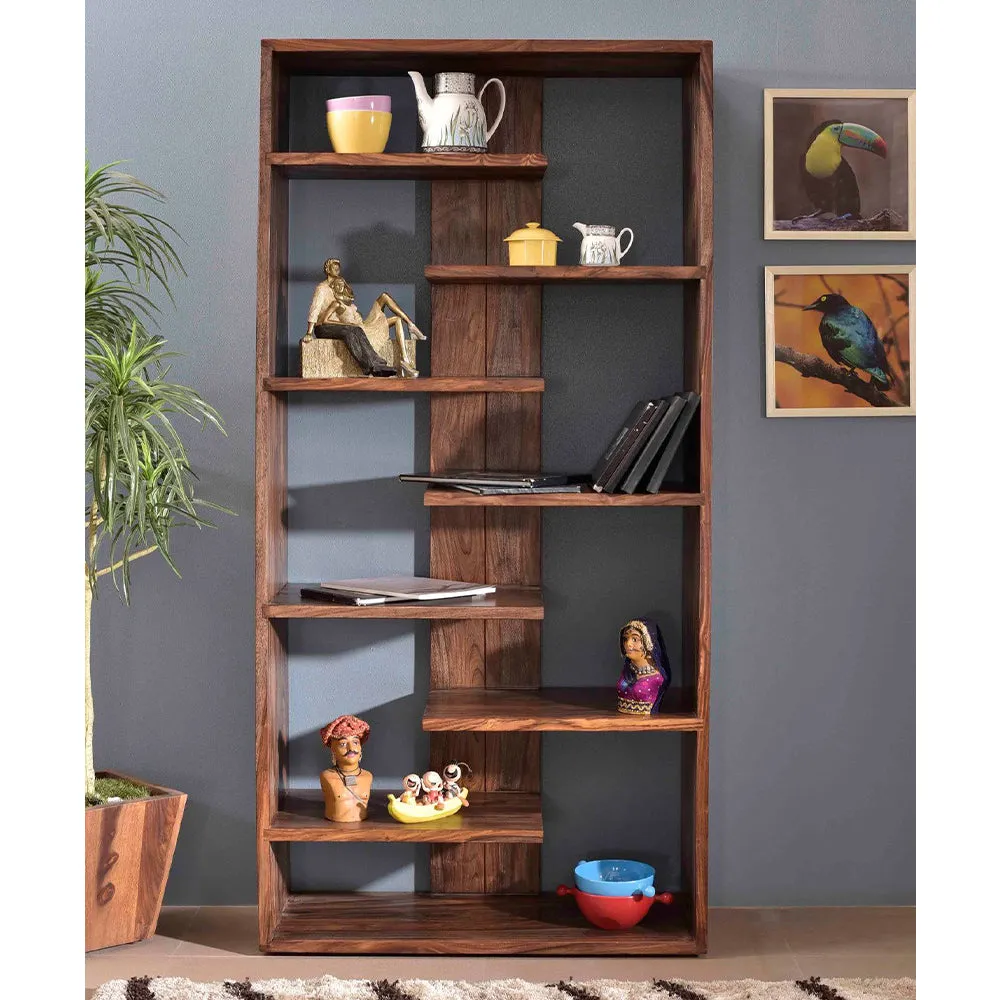 Contemporary Tree Branch Designer Sheesham Wood Bookshelf