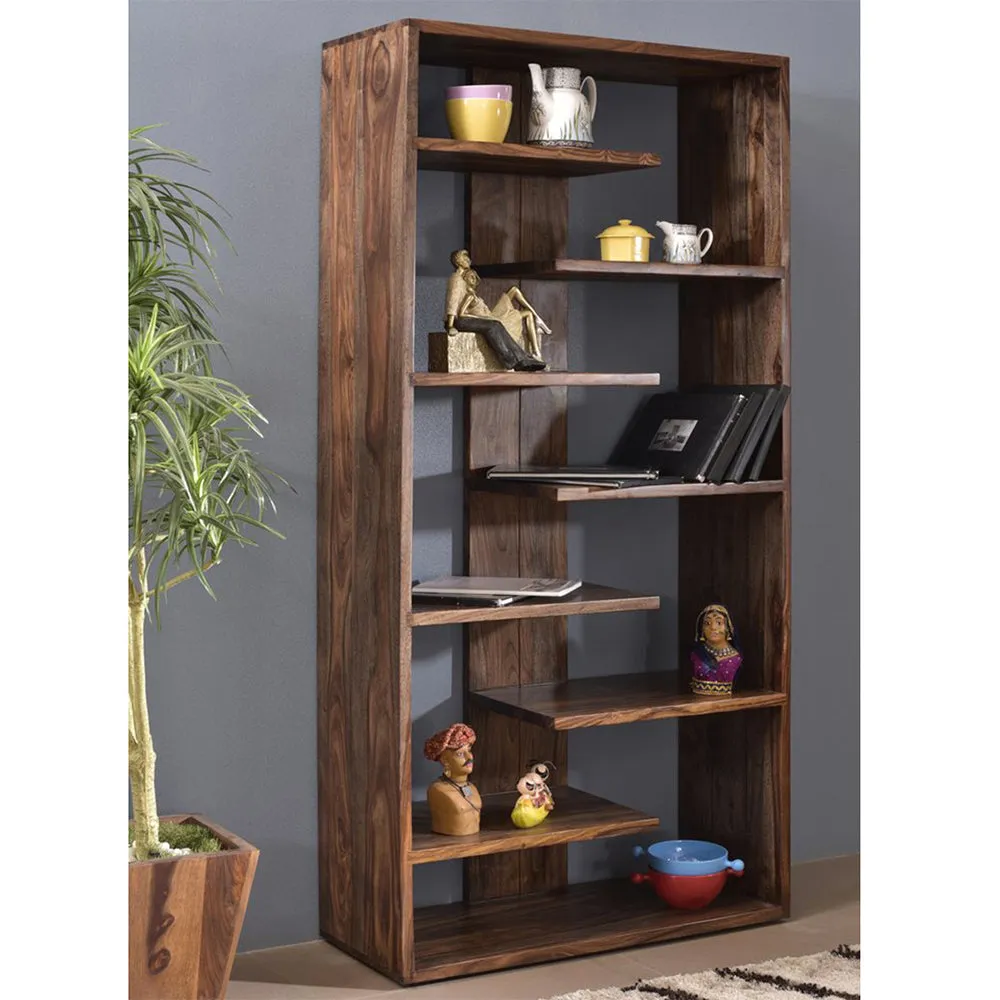 Contemporary Tree Branch Designer Sheesham Wood Bookshelf
