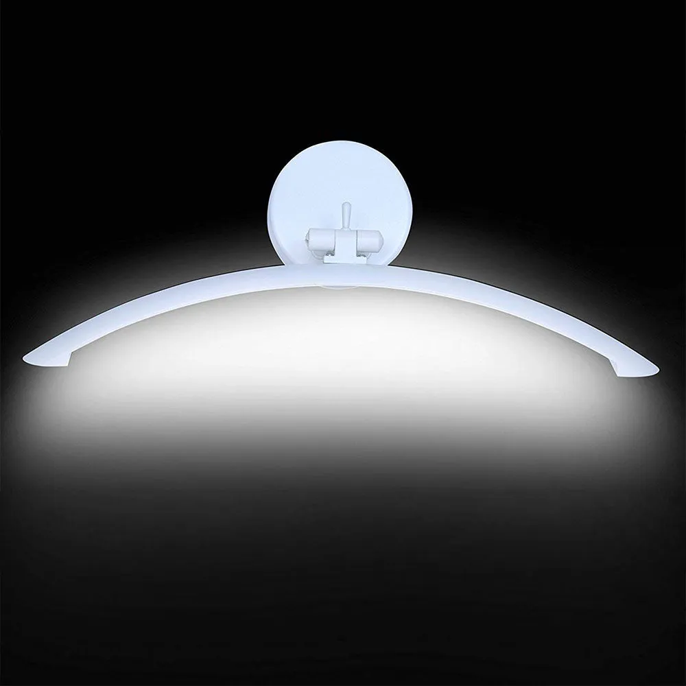 Contemporary White Magic Curved LED Mirror Light