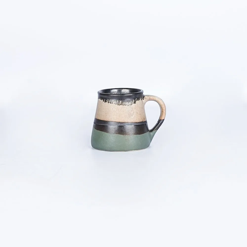 Contrast Layered Ceramic Mugs Set of 6