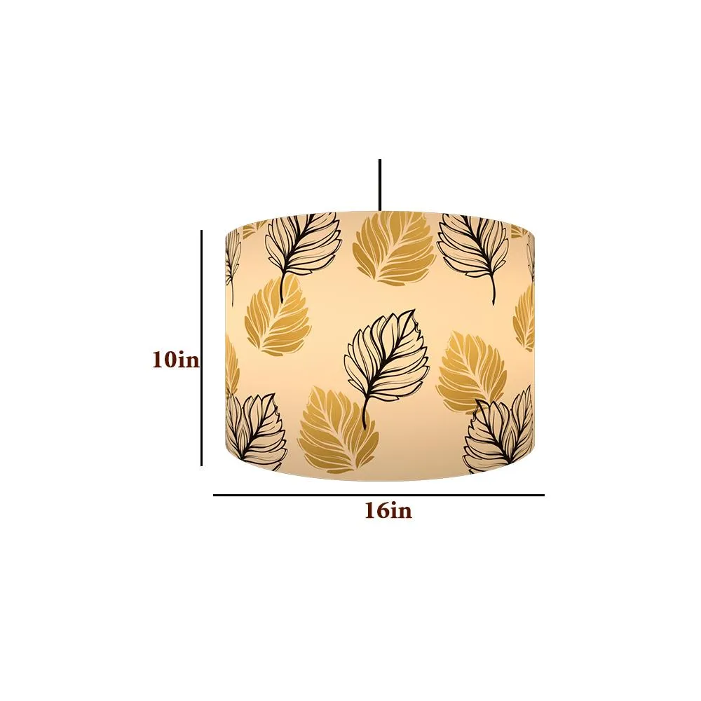 Contrasting Leaves Hanging Light Single Piece