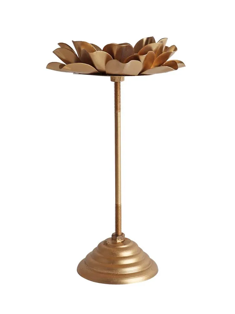 Copper Blooming DetachableTea Light Candle Holders Set Of 3