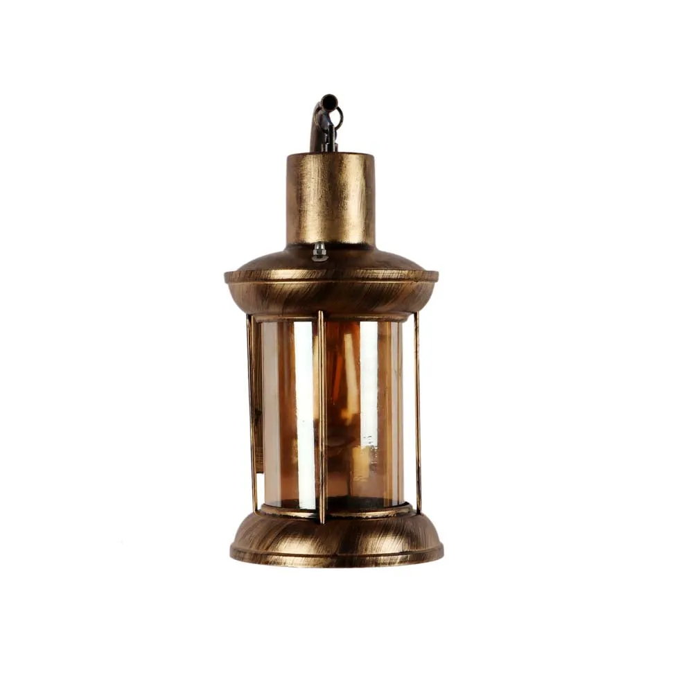 Copper Finish Modern Cylindrical Wall Light Single piece