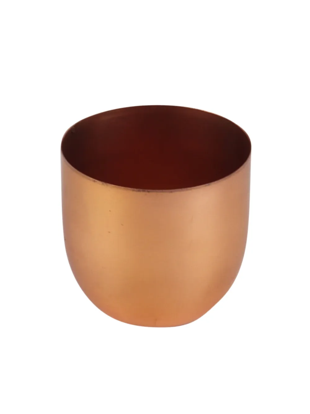 Copper Plating Table Top Planters Set of 2