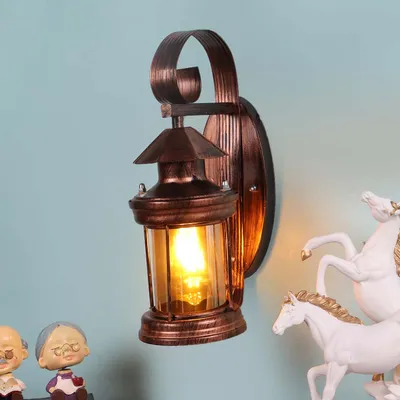 Copper Polished Cylindrical Wall Sconce