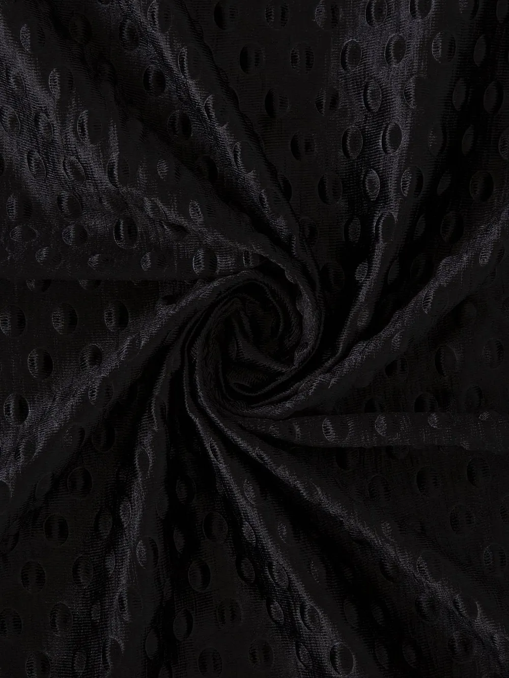 Cortina Black Designer Eyelet Door Curtain Regular(Size: 210 cm x 115 cm)