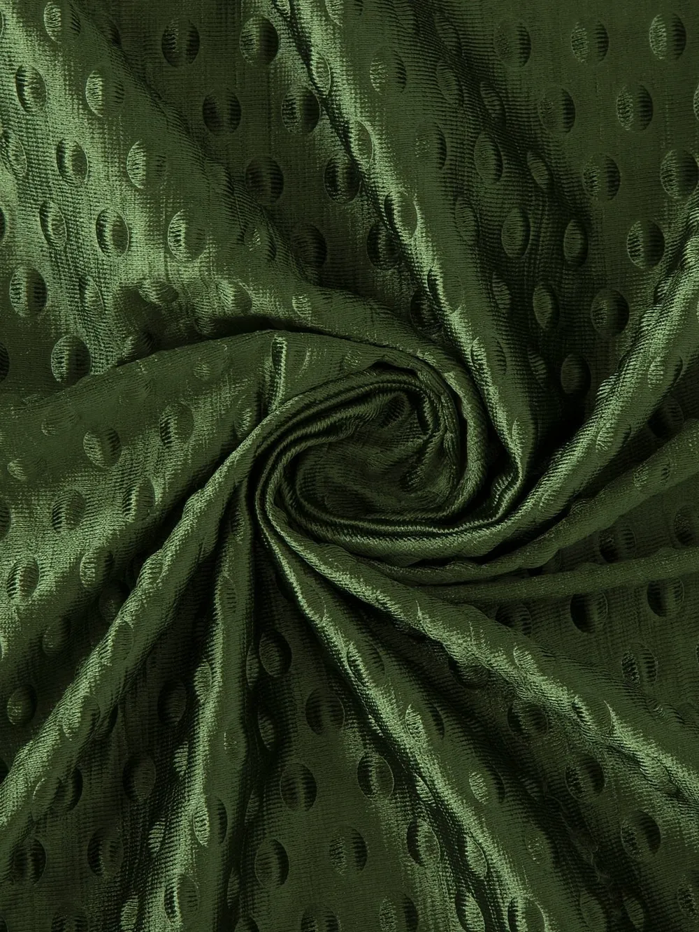 Cortina Bottle Green Designer Eyelet Window Curtain Pack Of 2