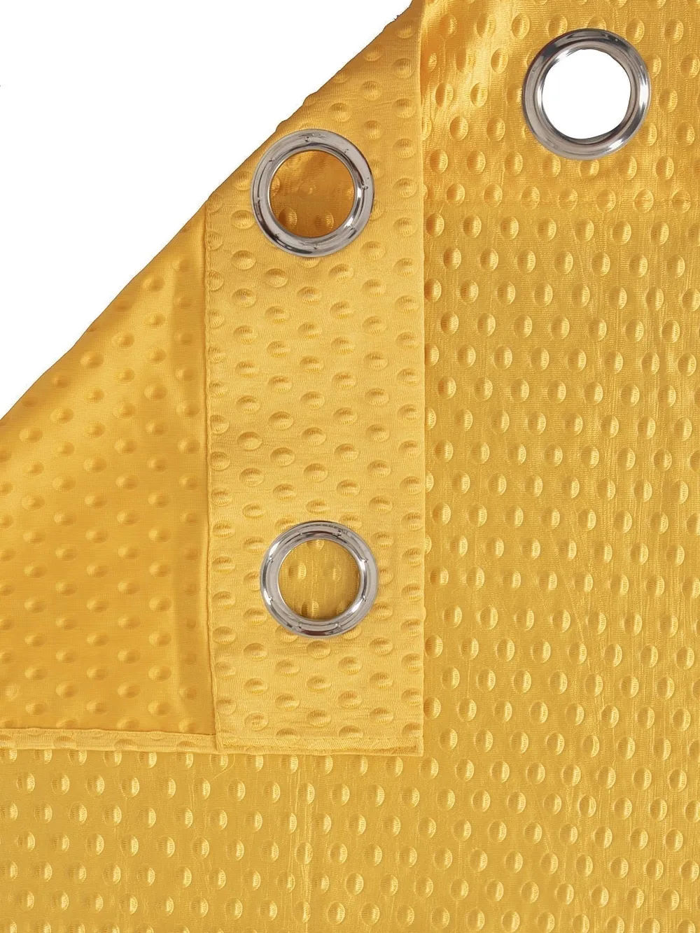 Cortina Bright Yellow Designer Eyelet Door Curtain Regular (Size: 210 cm x 115 cm)