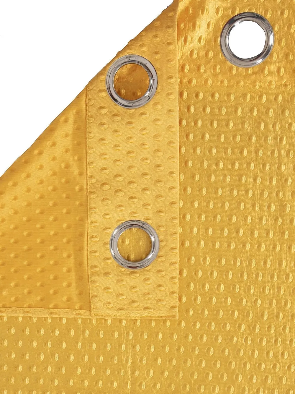 Cortina Bright Yellow Designer Eyelet Window Curtain Pack Of 2