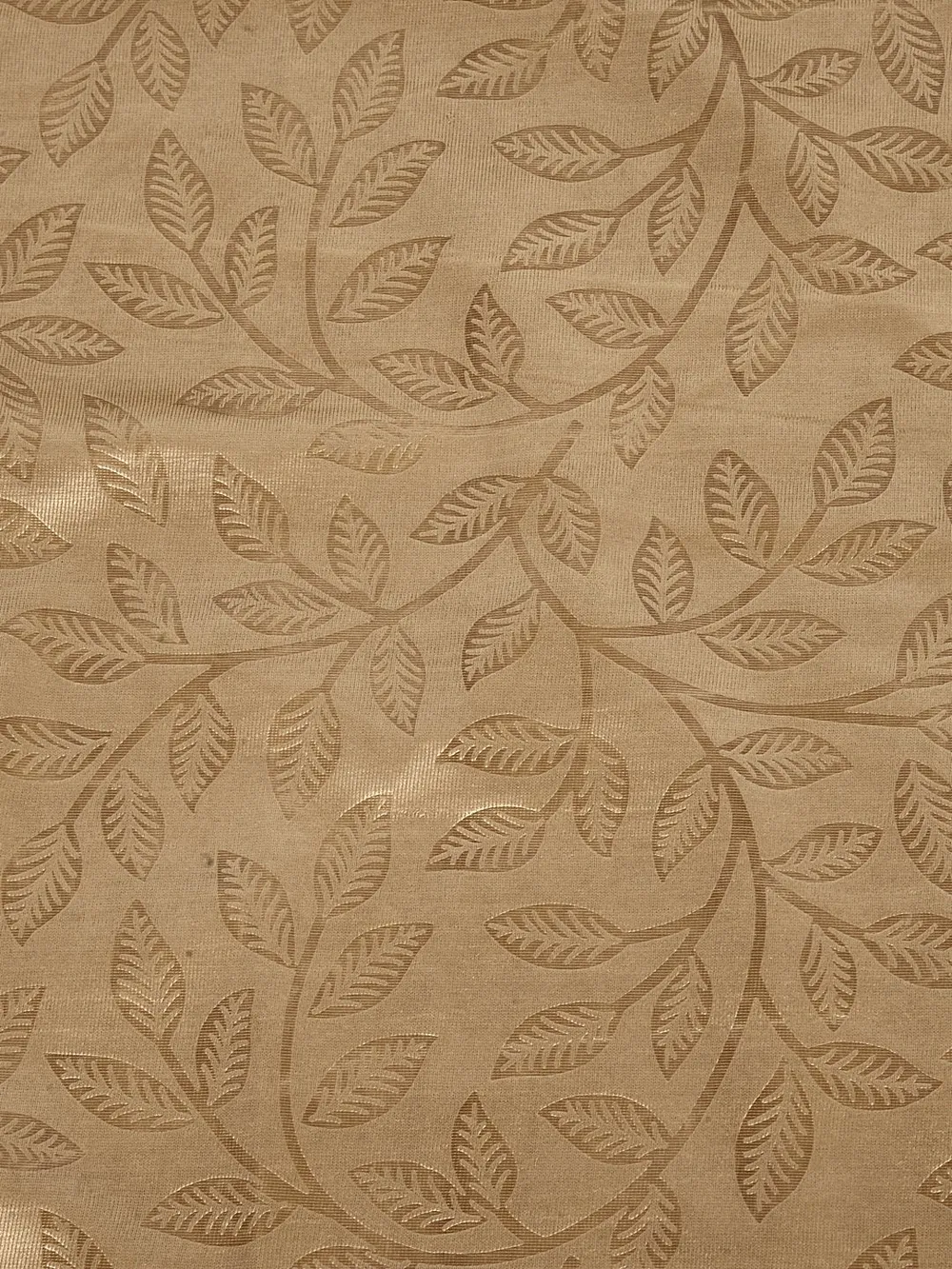 Cortina Camel Color Designer Eyelet Door Curtain Regular (Size: 210 cm x 115 cm)