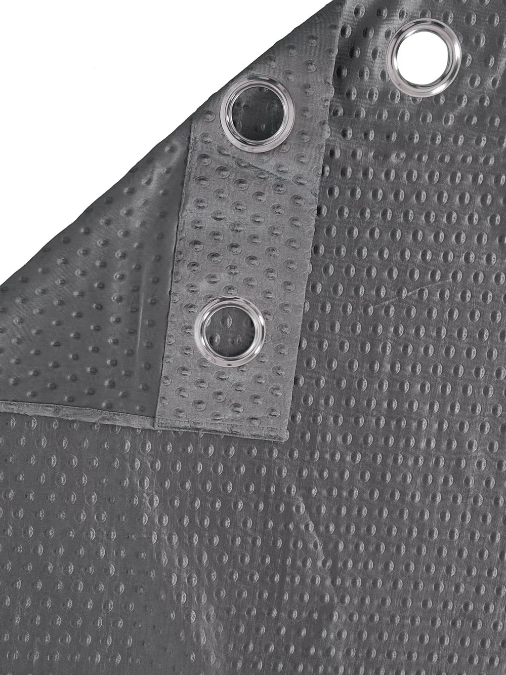 Cortina Grey Designer Eyelet Door Curtain Regular (Size: 210 cm x 115 cm)