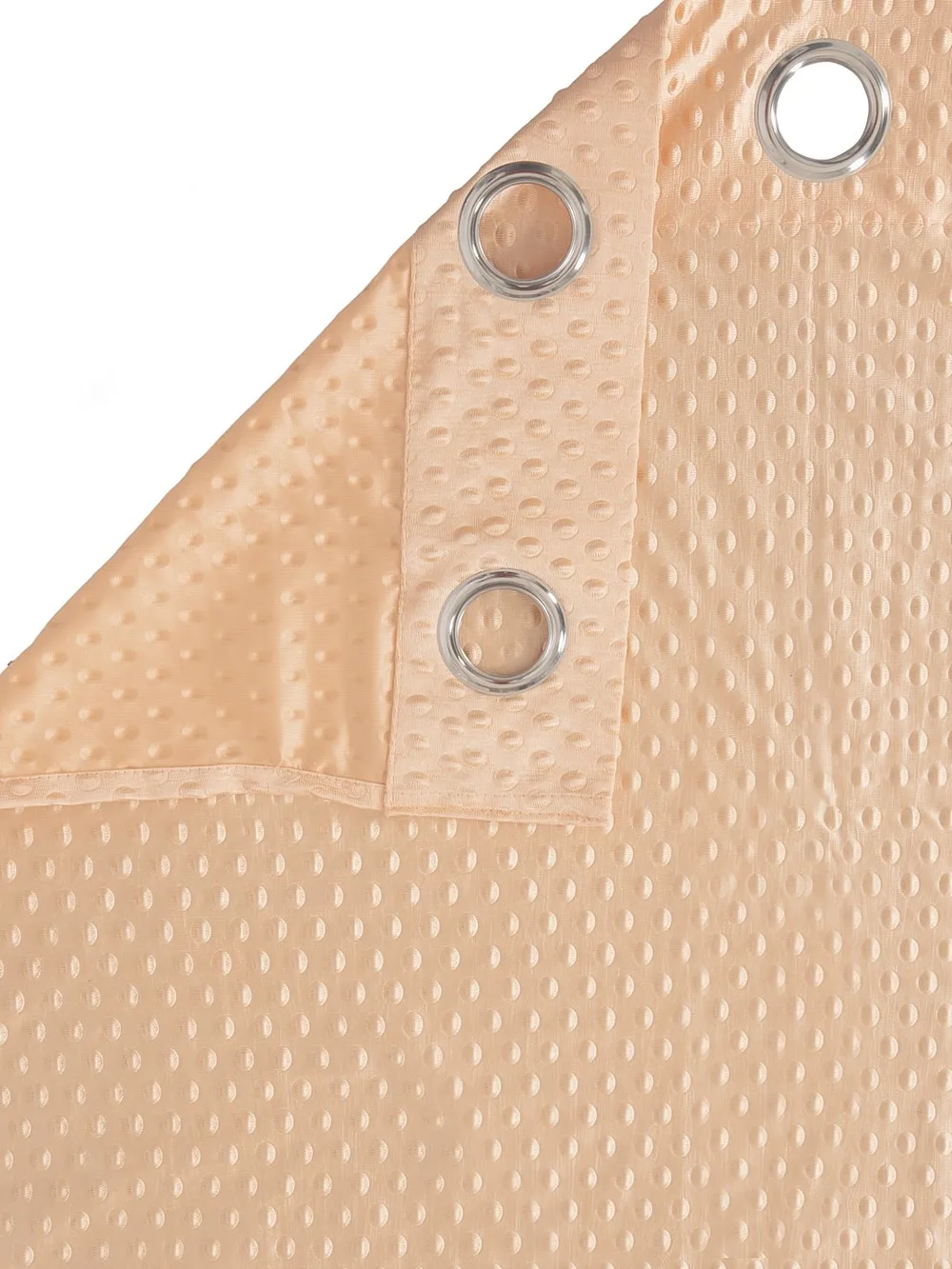 Cortina Light Peach Designer Eyelet Door Curtain Regular (Size: 210 cm x 115 cm)