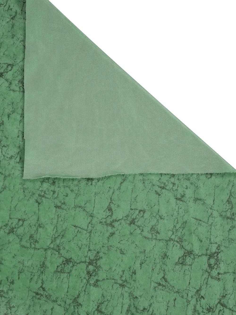 Cortina Luscious Green Velvet Soft Eyelet Curtain-Set of 2 Window