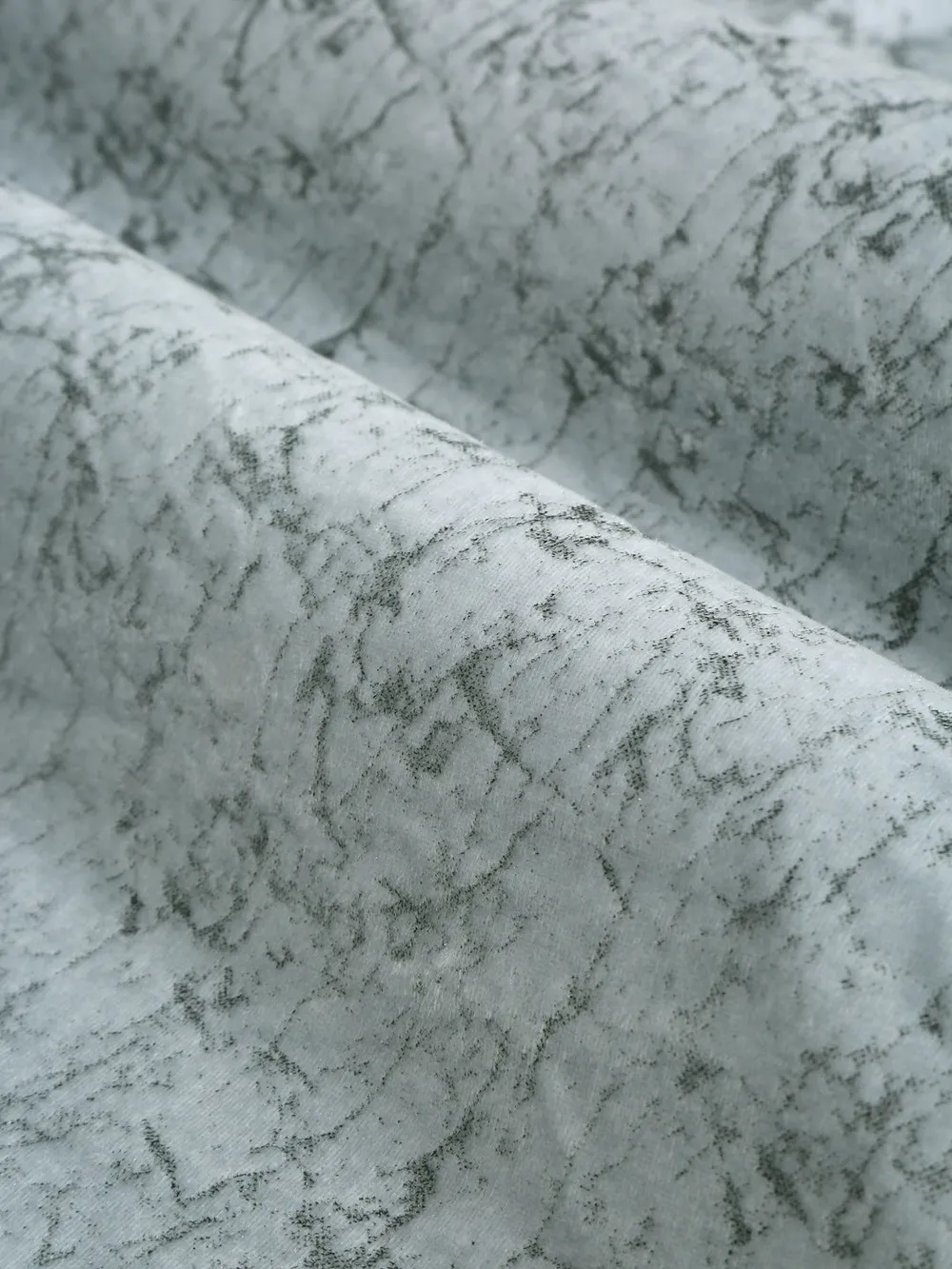 Cortina Luscious Light Grey Velvet Soft Eyelet Curtain Window