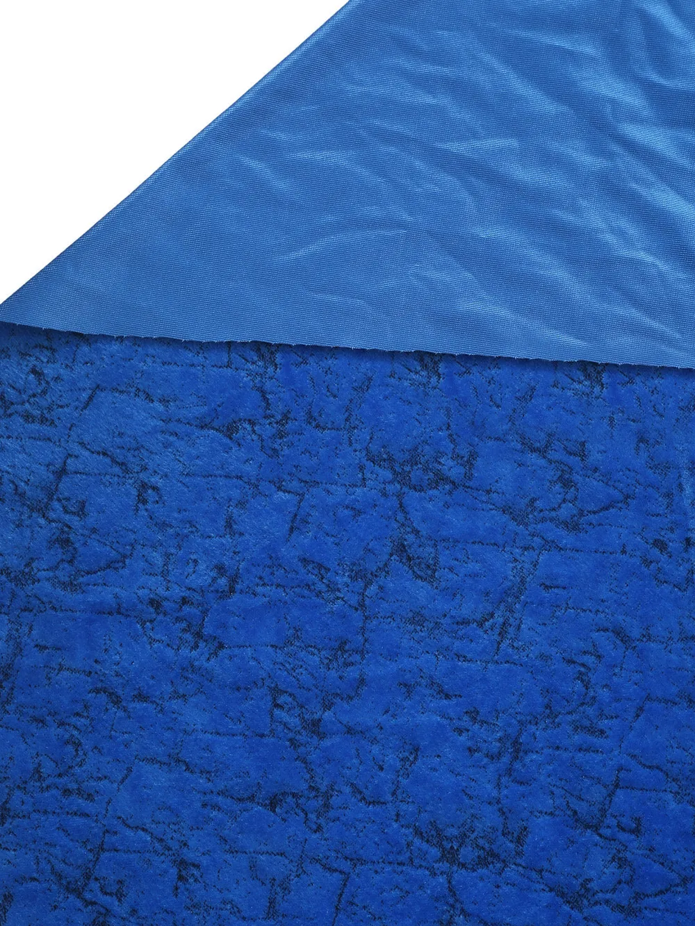 Cortina Luscious Navy Blue Velvet Soft Eyelet Curtain-Set of 2 Window