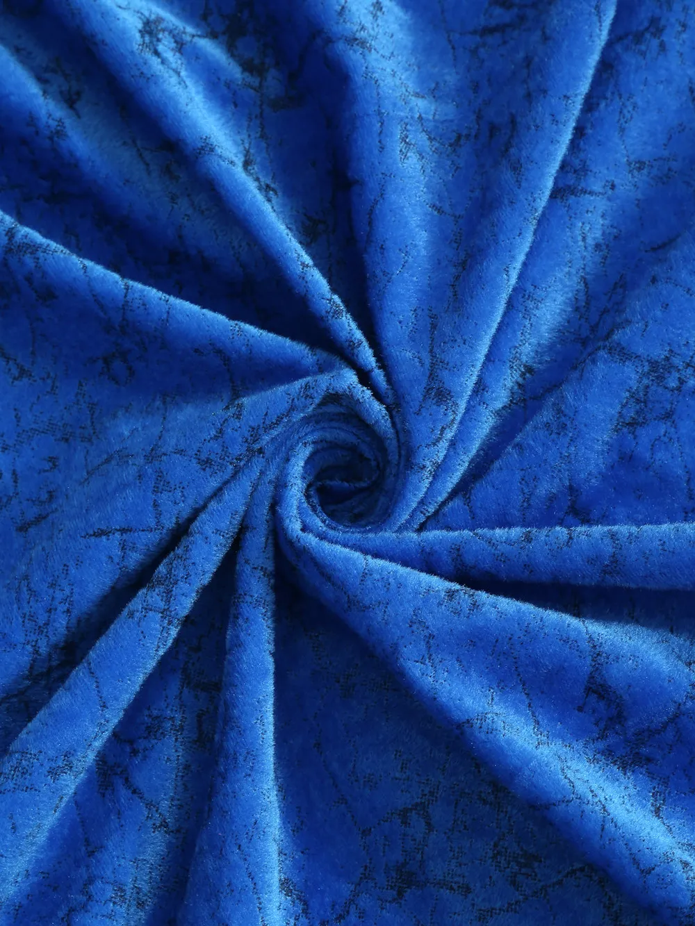 Cortina Luscious Navy Blue Velvet Soft Eyelet Curtain-Set of 2 Window