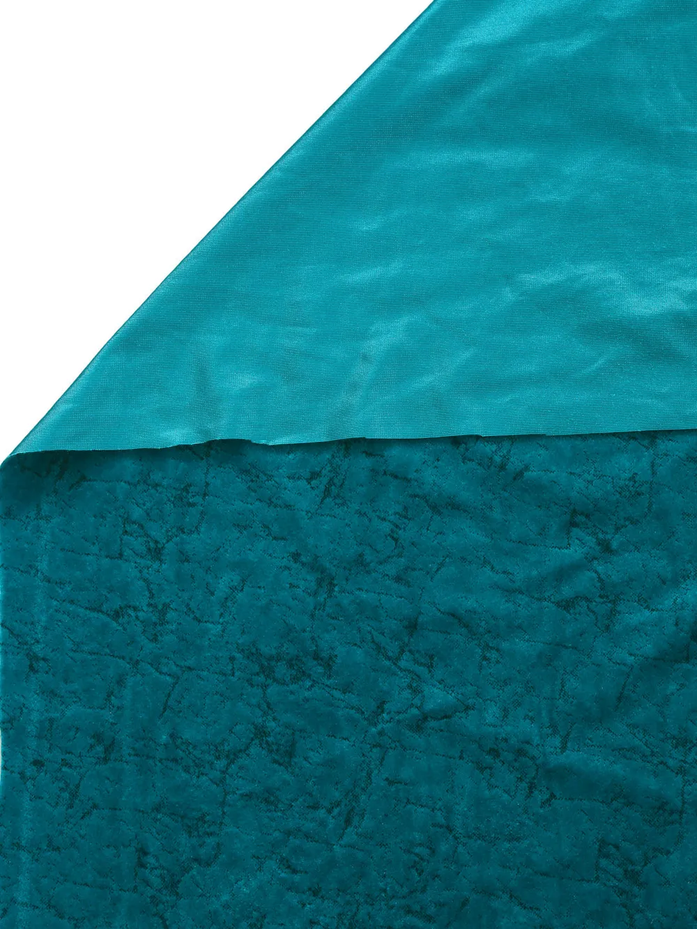 Cortina Luscious Rich Blue Velvet Soft Eyelet Curtain-Set of 2 Window