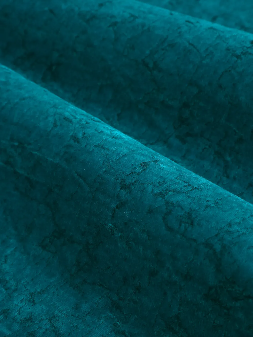 Cortina Luscious Rich Blue Velvet Soft Eyelet Curtain-Set of 2 Window