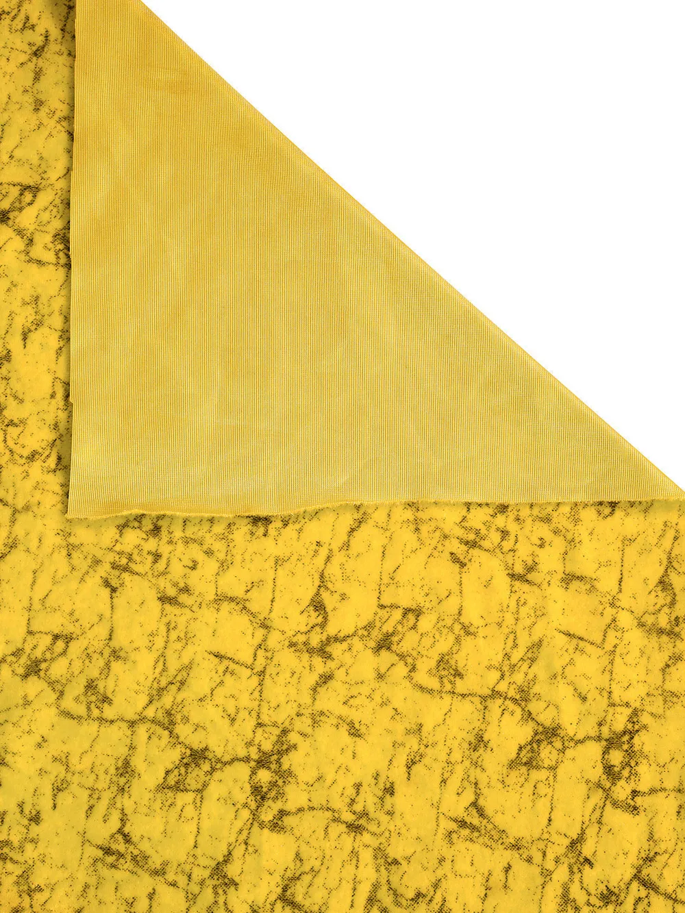Cortina Luscious Yellow Velvet Soft Eyelet Curtain-Set of 2 Window