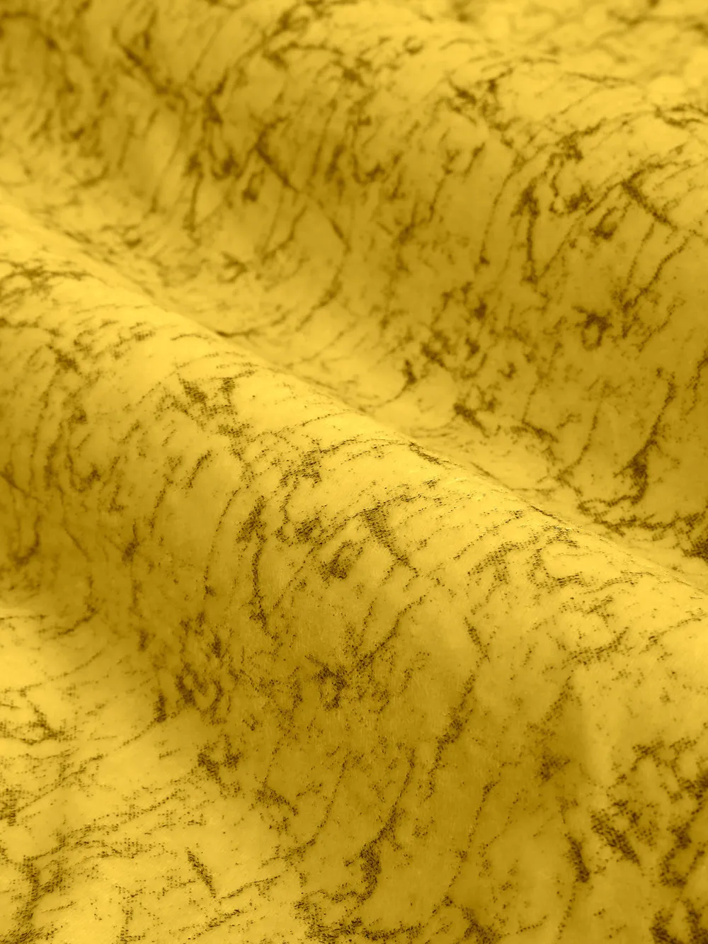 Cortina Luscious Yellow Velvet Soft Eyelet Curtain-Set of 2 Window