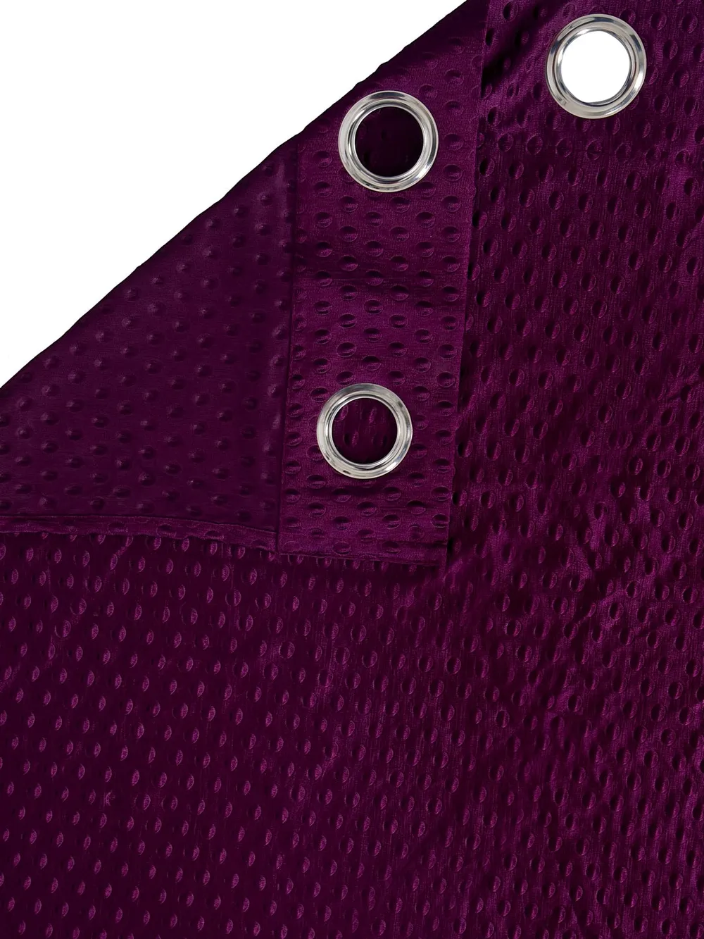 Cortina Magenta Designer Eyelet Door Curtain Regular (Size: 210 cm x 115 cm)