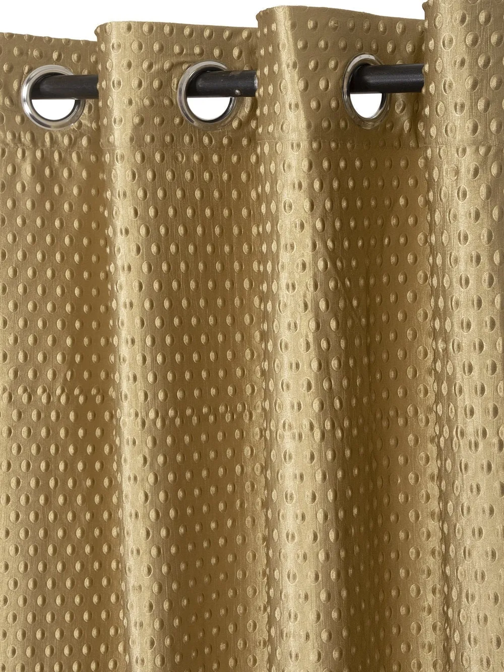 Cortina Mustard Yellow Designer Eyelet Door Curtain Regular (Size: 210 cm x 115 cm)
