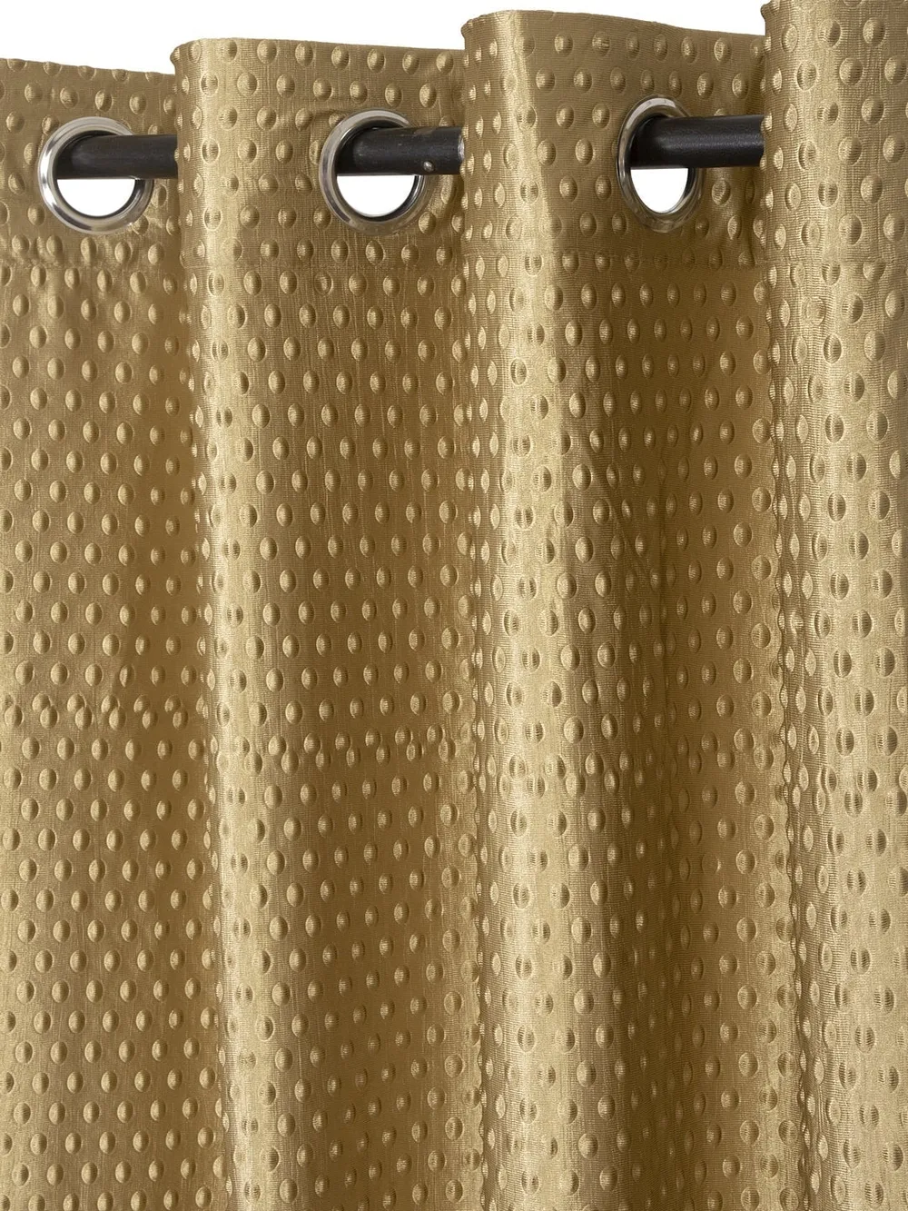 Cortina Mustard Yellow Designer Eyelet Window Curtain Pack Of 2