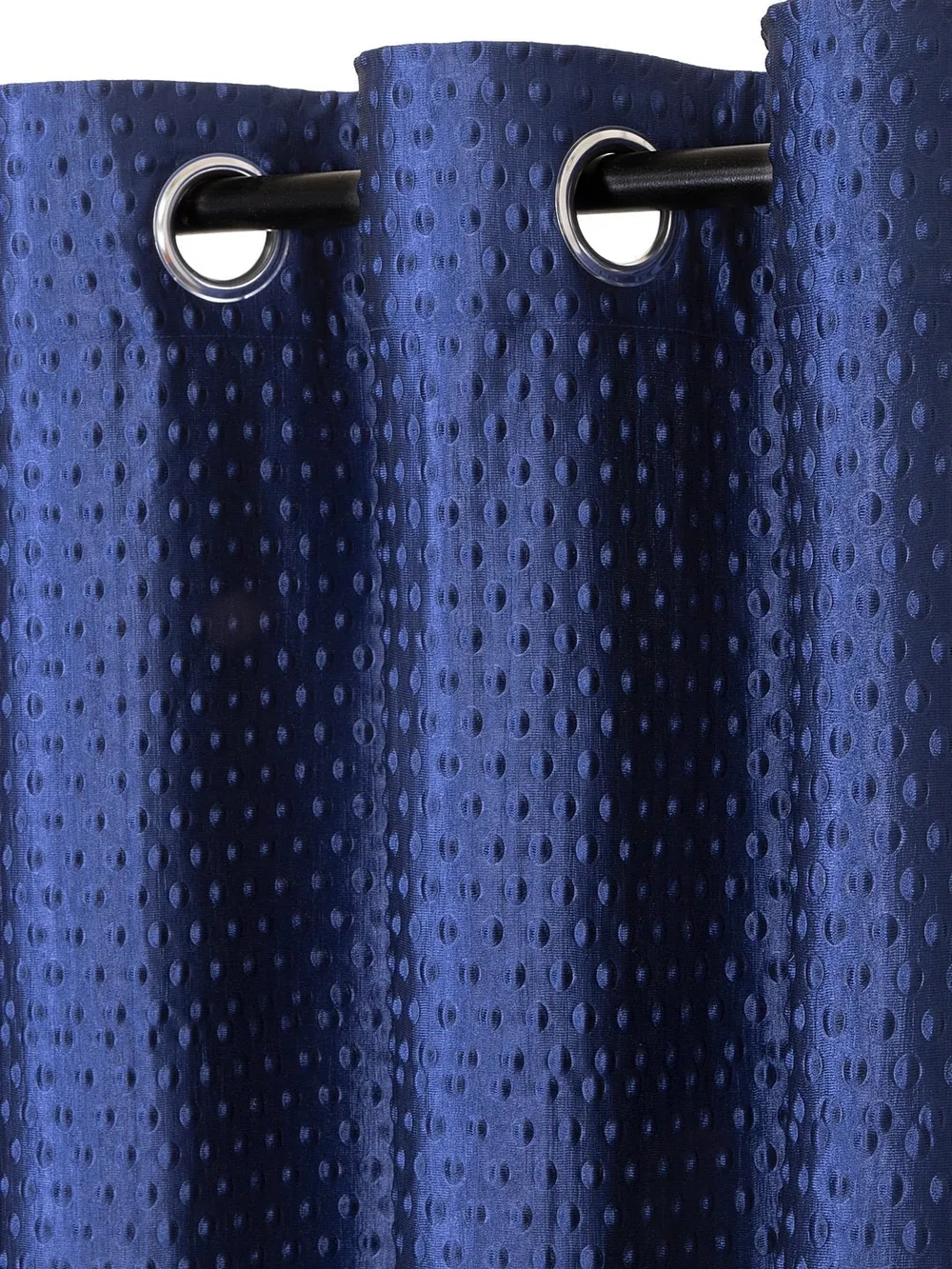 Cortina Pretty Blue Designer Eyelet Door Curtain Large (Size: 270 cm x 115 cm)