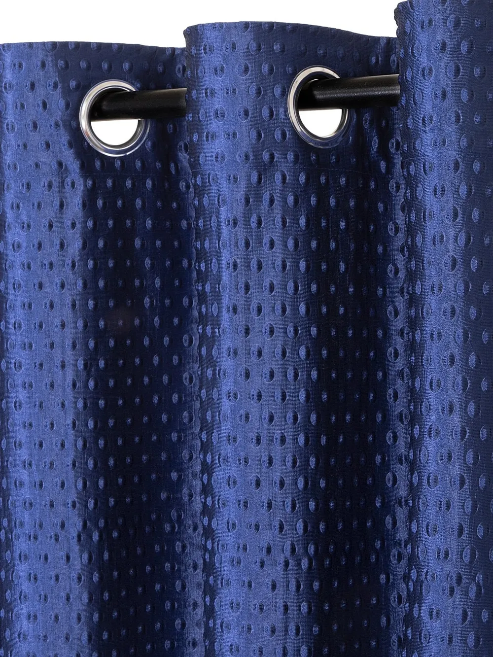 Cortina Pretty Blue Designer Eyelet Window Curtain Pack Of 2