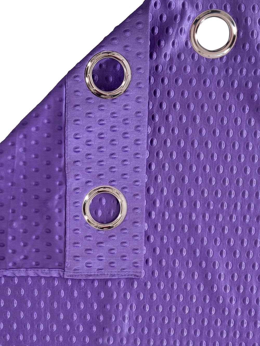 Cortina Purple Designer Eyelet Door Curtain Regular (Size: 210 cm x 115 cm)