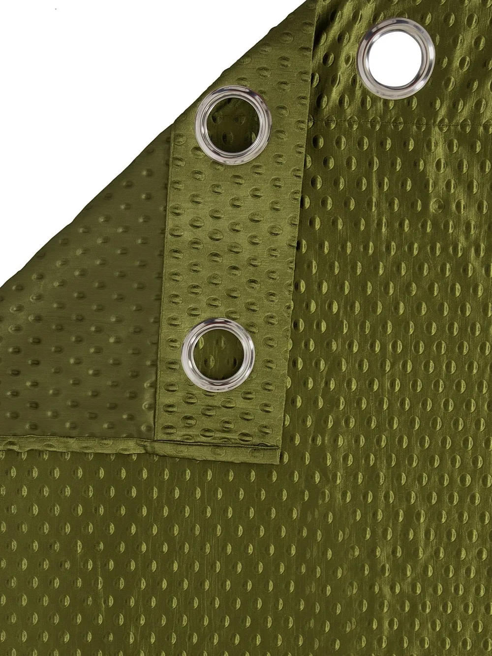 Cortina Sap Green  Designer Eyelet Window Curtain Pack Of 2