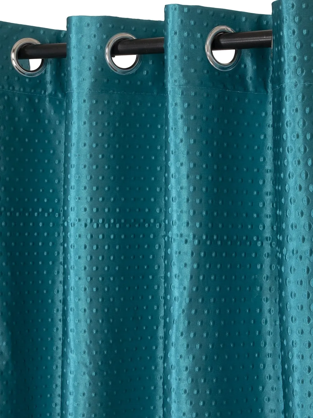 Cortina Sea Green Designer Eyelet Door Curtain Regular (Size: 210 cm x 115 cm)